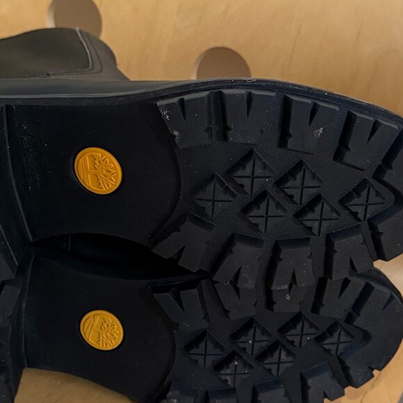 Women's Timberland Black Rebotl Chunky Platform Waterproof Boots Size 9.5 M - Picture 3 of 14